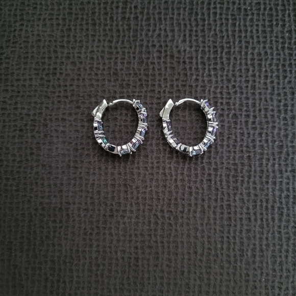 Cote d'Argent Mystic🧙♂️ Quartz Hoops - NWT - Picture 4 of 13